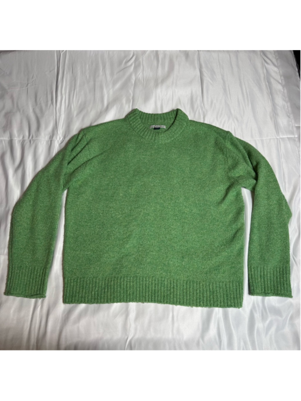 Women's American Eagle Green Crew Neck Sweater XS